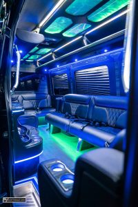Scottsdale party bus Sprinter - interior
